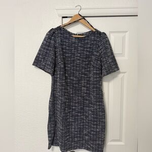 Calvin Klein Textured Navy Mini Dress